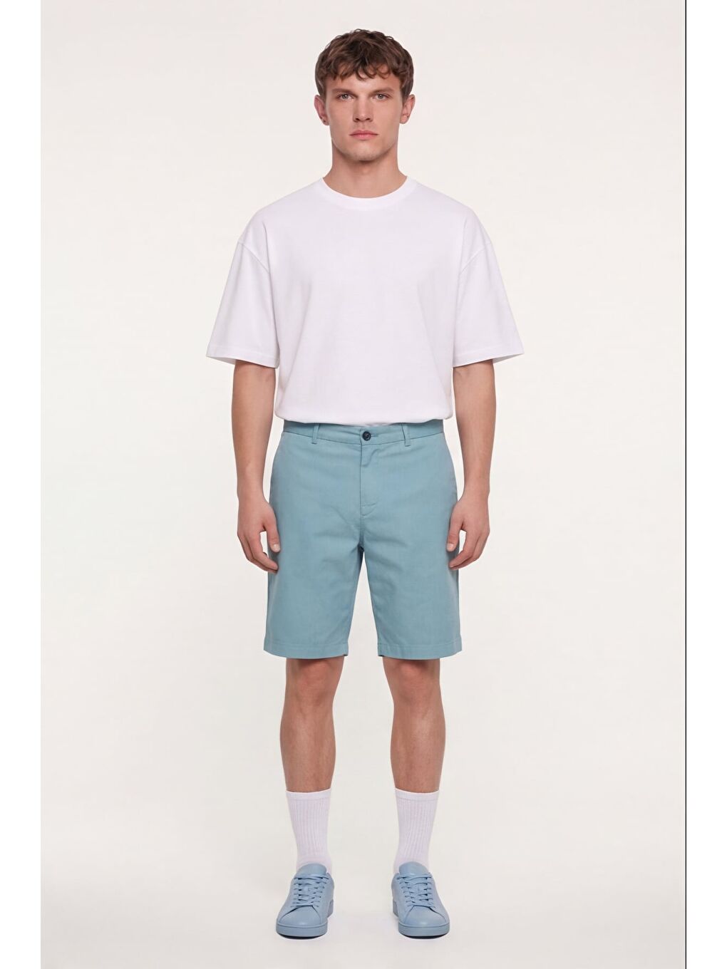 Turkuaz Erkek Şort-1
