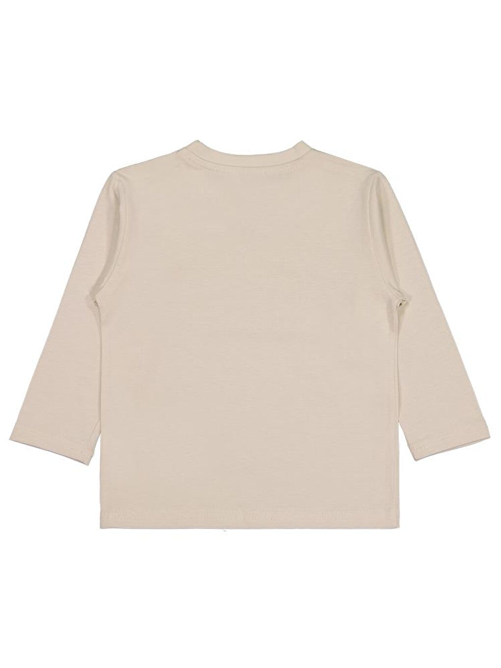 Boys Basic 2-5 Yaş Sweatshirt - Bej 3-4 Yaş