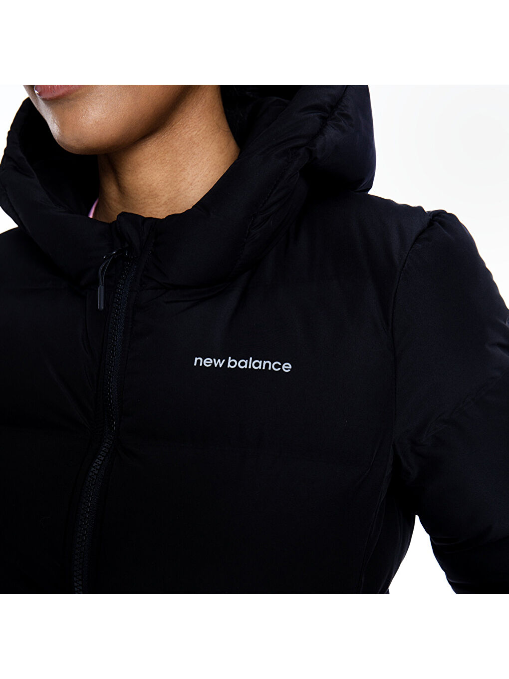 3227 Kadın Siyah Kapüşonlu Mont-3