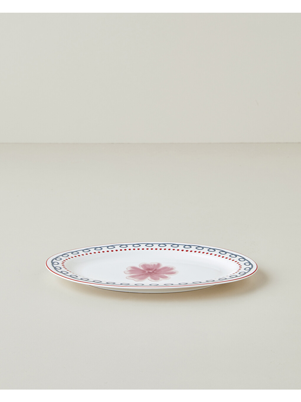 Beyaz Florentis Bone Porselen Kayık Tabak 21,5 Cm Renkli