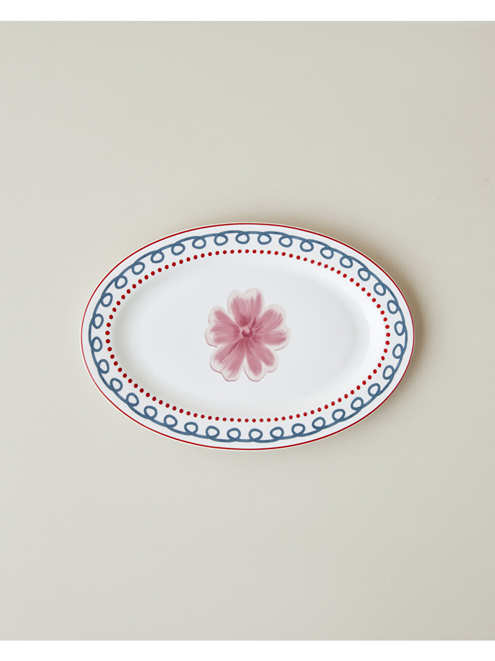 Beyaz Florentis Bone Porselen Kayık Tabak 21,5 Cm Renkli-1