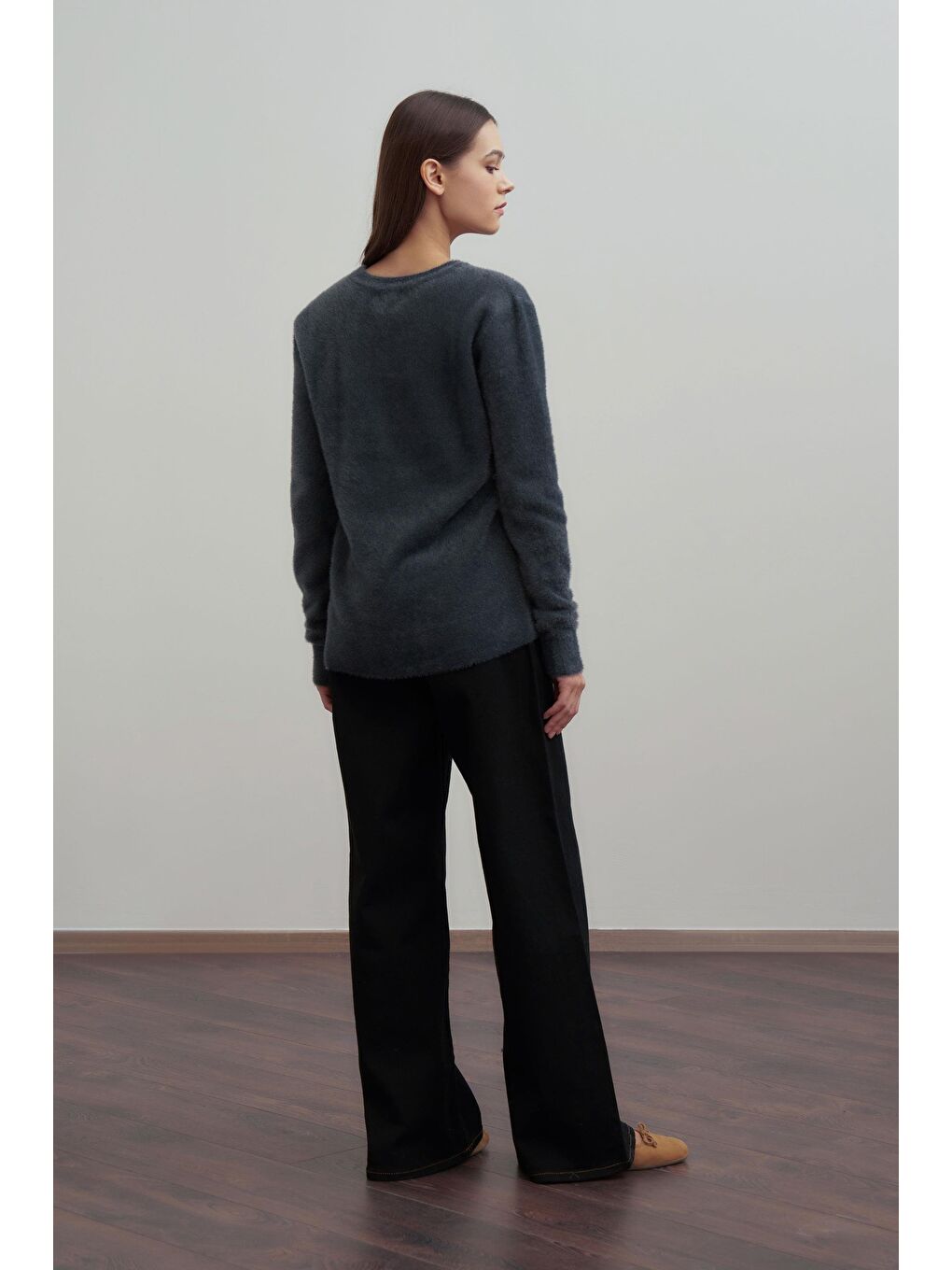 Gri-Yumuşak Dokulu Kazak-3