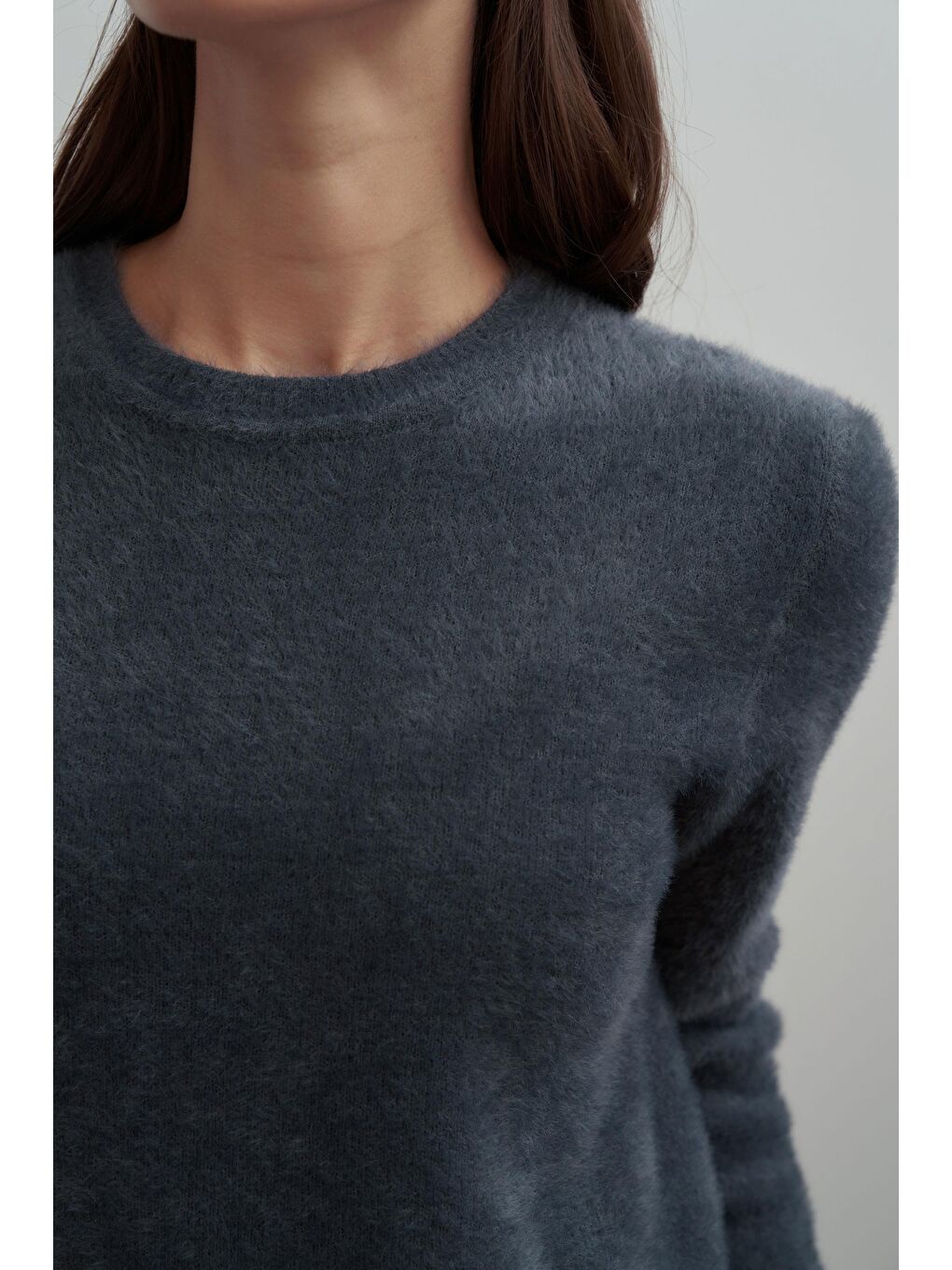 Gri-Yumuşak Dokulu Kazak-5