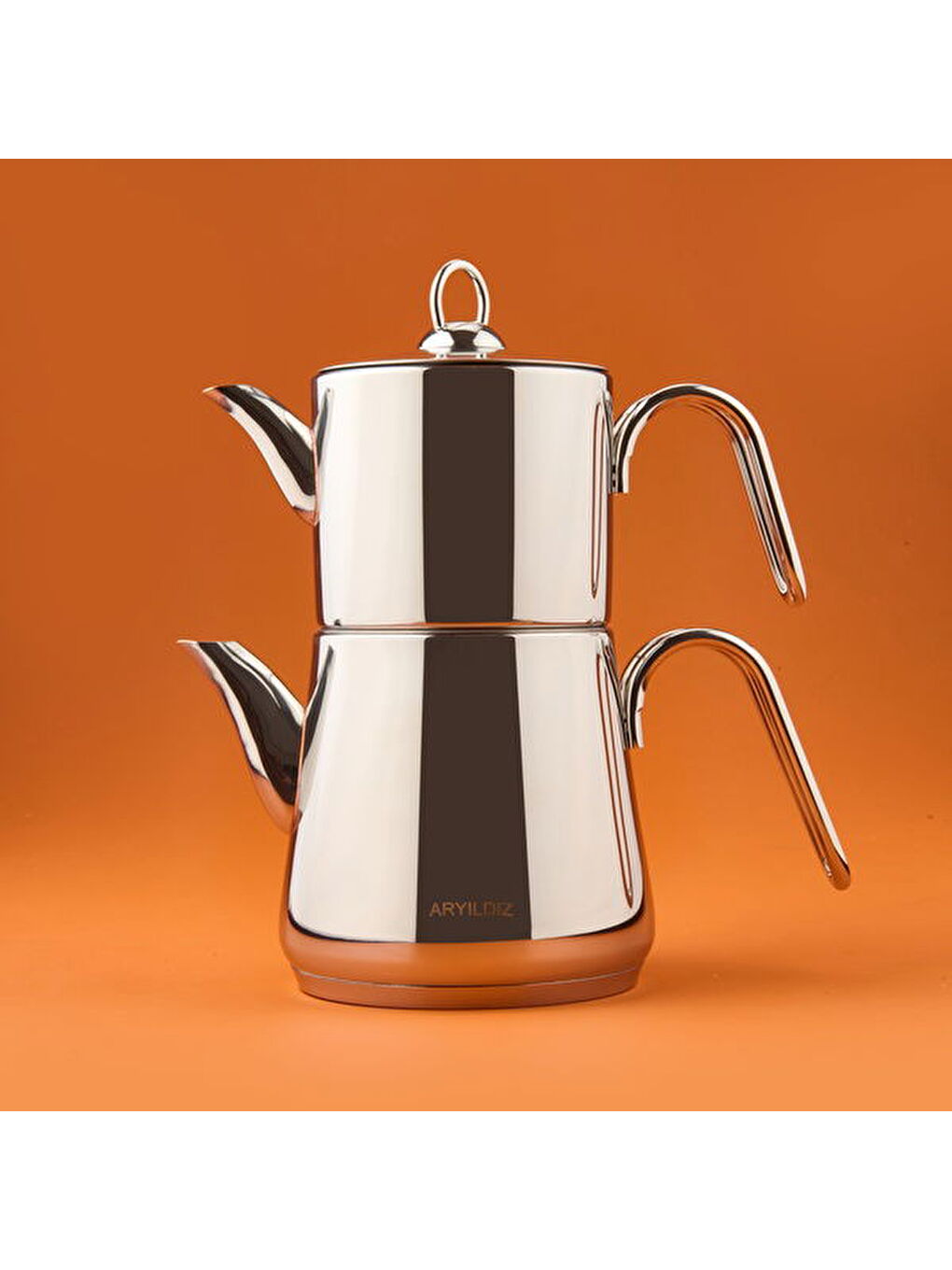 Alya Çaydanlık Takımı - Gri - 1,75 lt + 1 lt