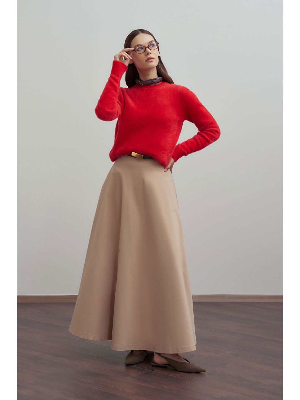 Kırmızı-Yumuşak Dokulu Kazak-1