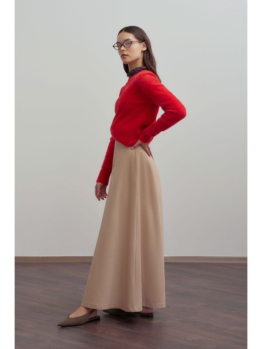 Kırmızı-Yumuşak Dokulu Kazak-2