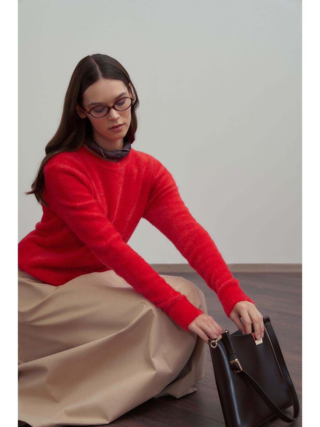 Kırmızı-Yumuşak Dokulu Kazak-5