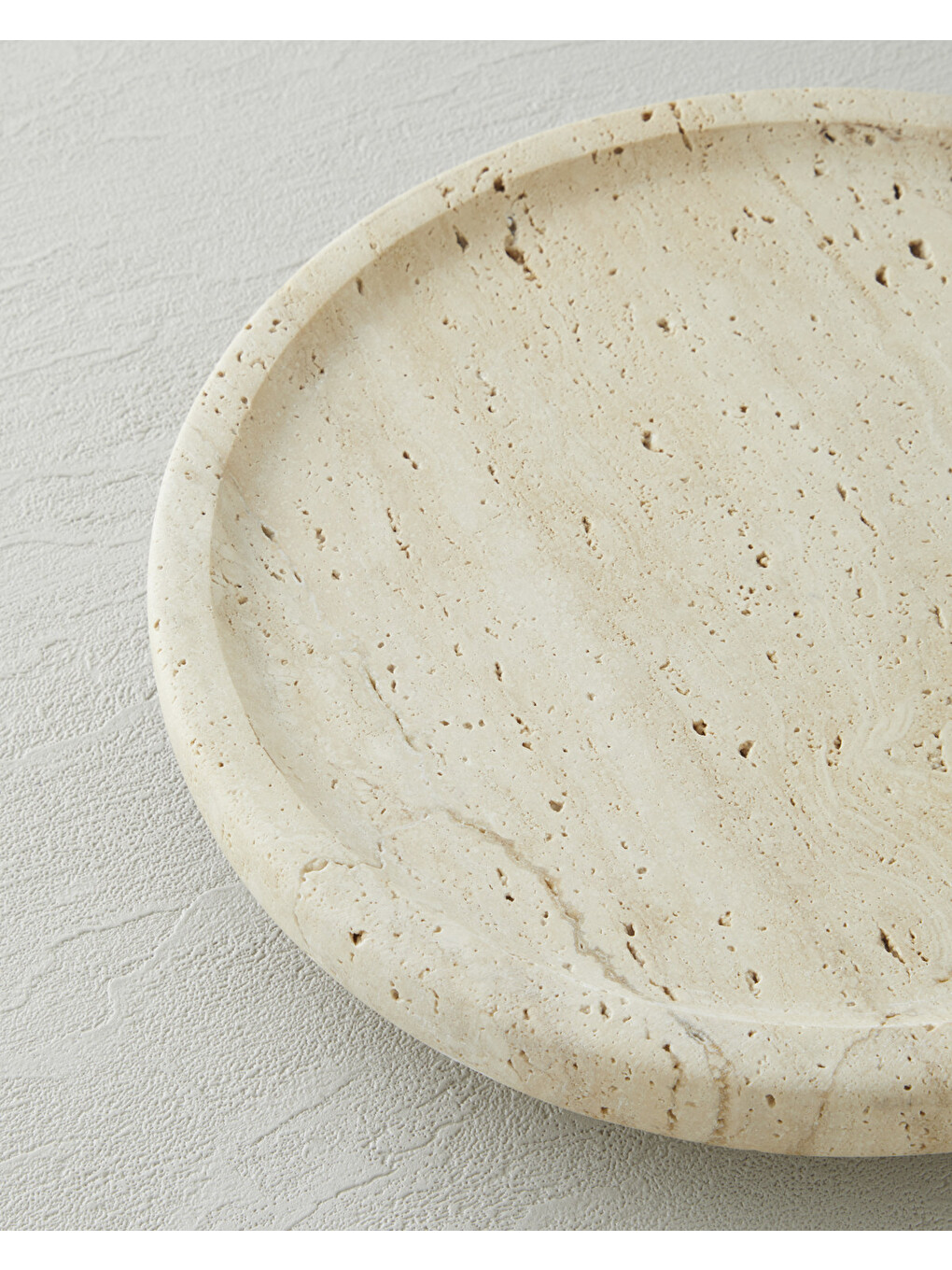 Bej Slate Traverten Kek Standı 25 Cm Natural-1