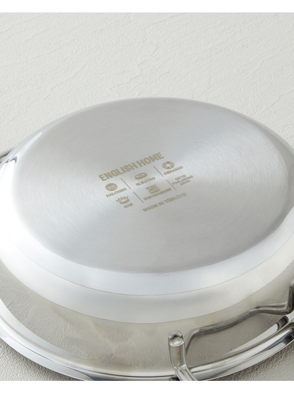 Gri Siena Çelik 2’li Kapaksız Sahan Seti 16-18 cm Silver-5