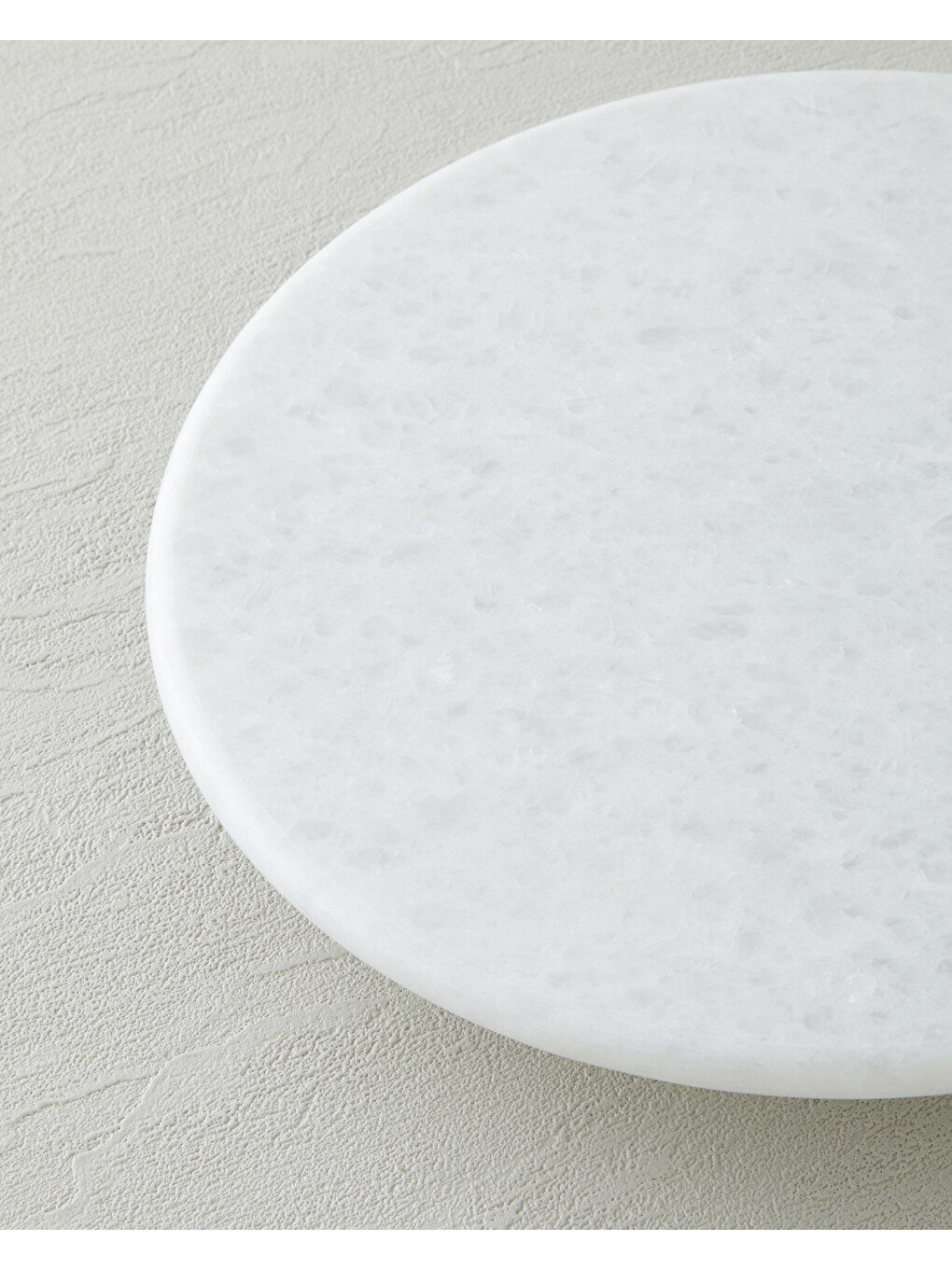 Elegant Mermer Kek Standı 25 Cm Beyaz-1