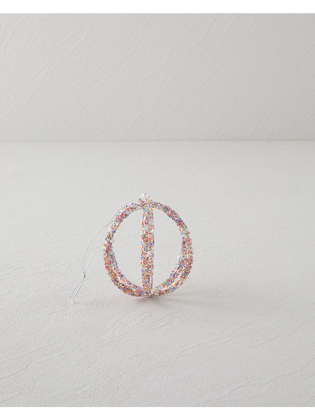 Beyaz Cabella Yılbaşı Ağaç Süsü 8X8X8,5 cm Multicolor-1