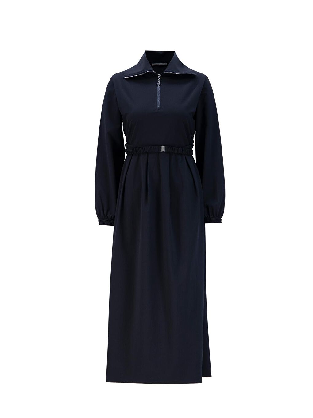 Tokalı Ve Fermuarlı Spor Elbise 24K9910 Lacivert-5