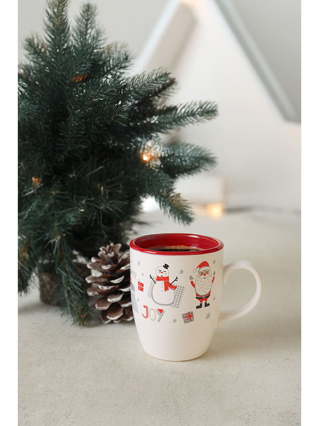 Karışık Yeni Yıl Christmas Joy Kupa 9 cm-4