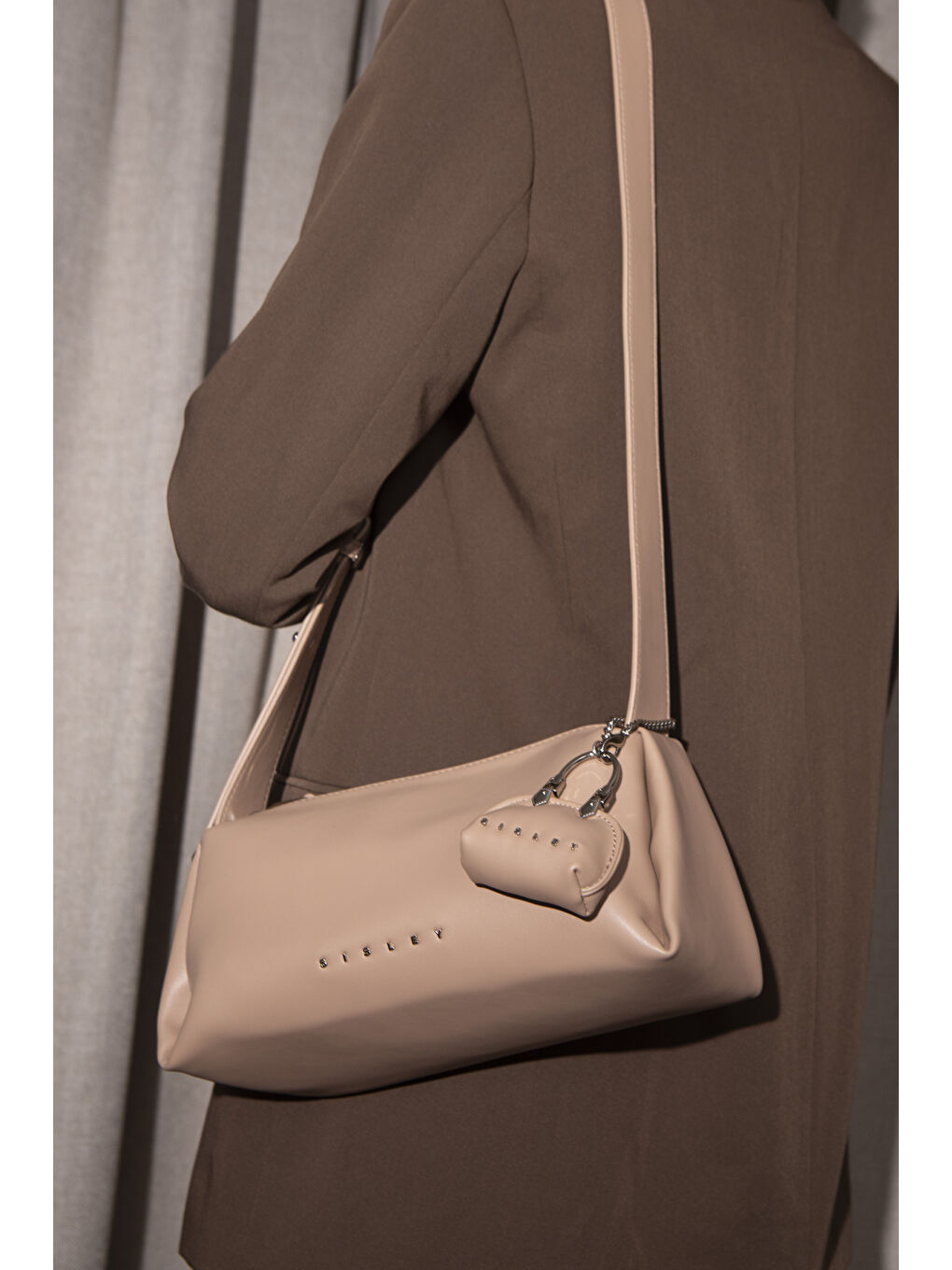 Bej Kadin Kol Çantasi Ten SLY178