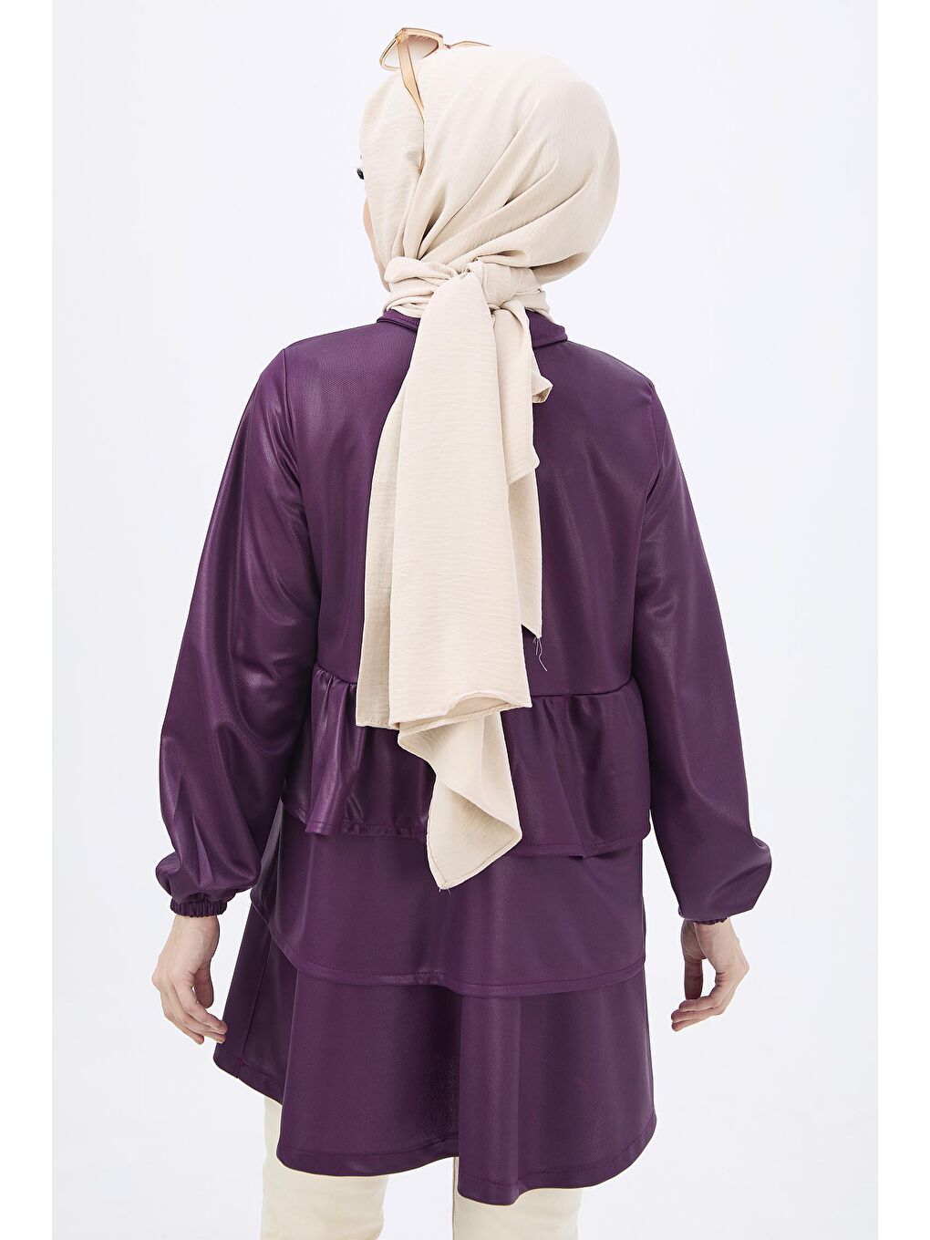 Gömlek Kadın Mor Tunik - 12011-5