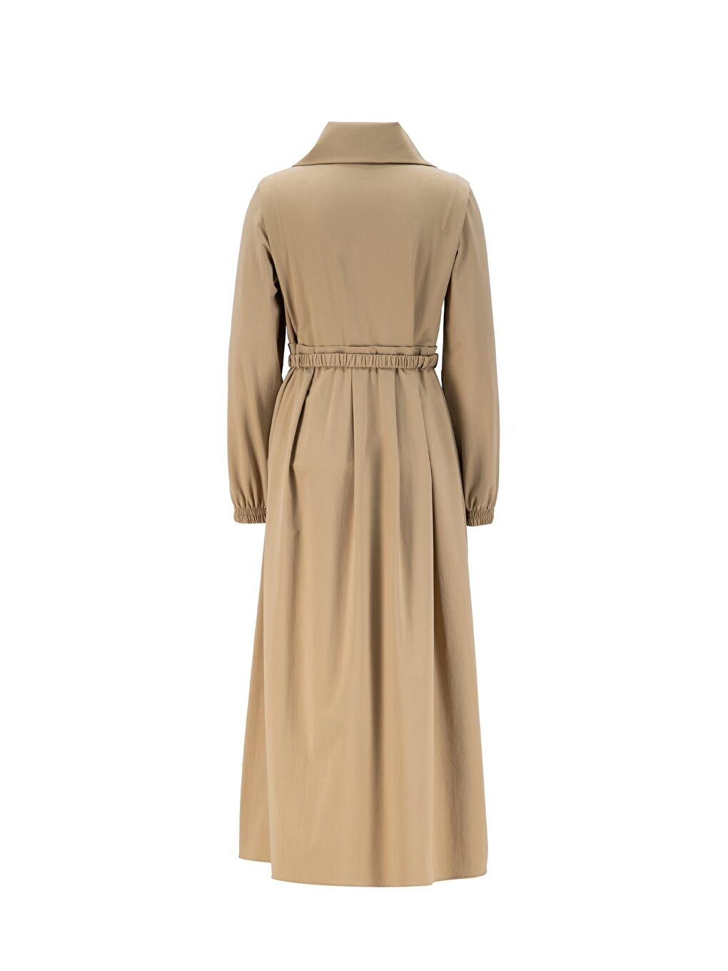 Tokalı Ve Fermuarlı Spor Elbise 24K9910 Bej-6