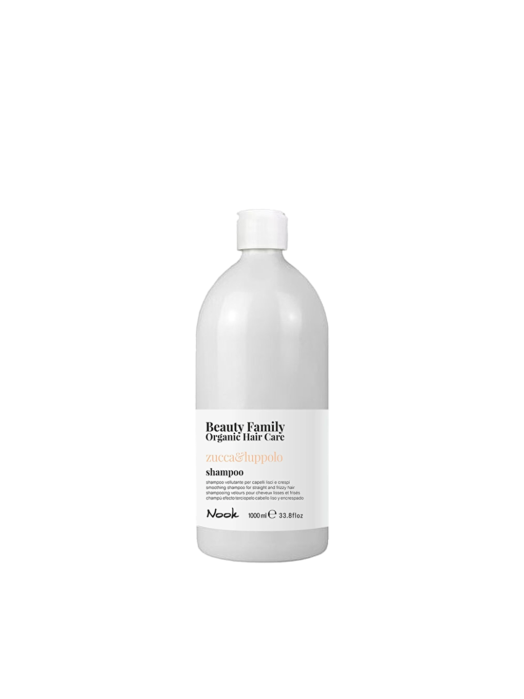 Nook Renksiz Düz Ve Kabarık Saçlar İçin Yumaşatıcı Şampuan 1000 Ml (Vegan) Beauty Famıly