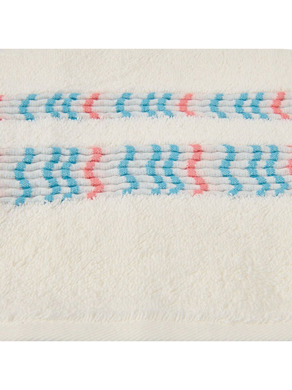 Soft Fiona Yüz Havlusu - Beyaz - 50x70 cm-1