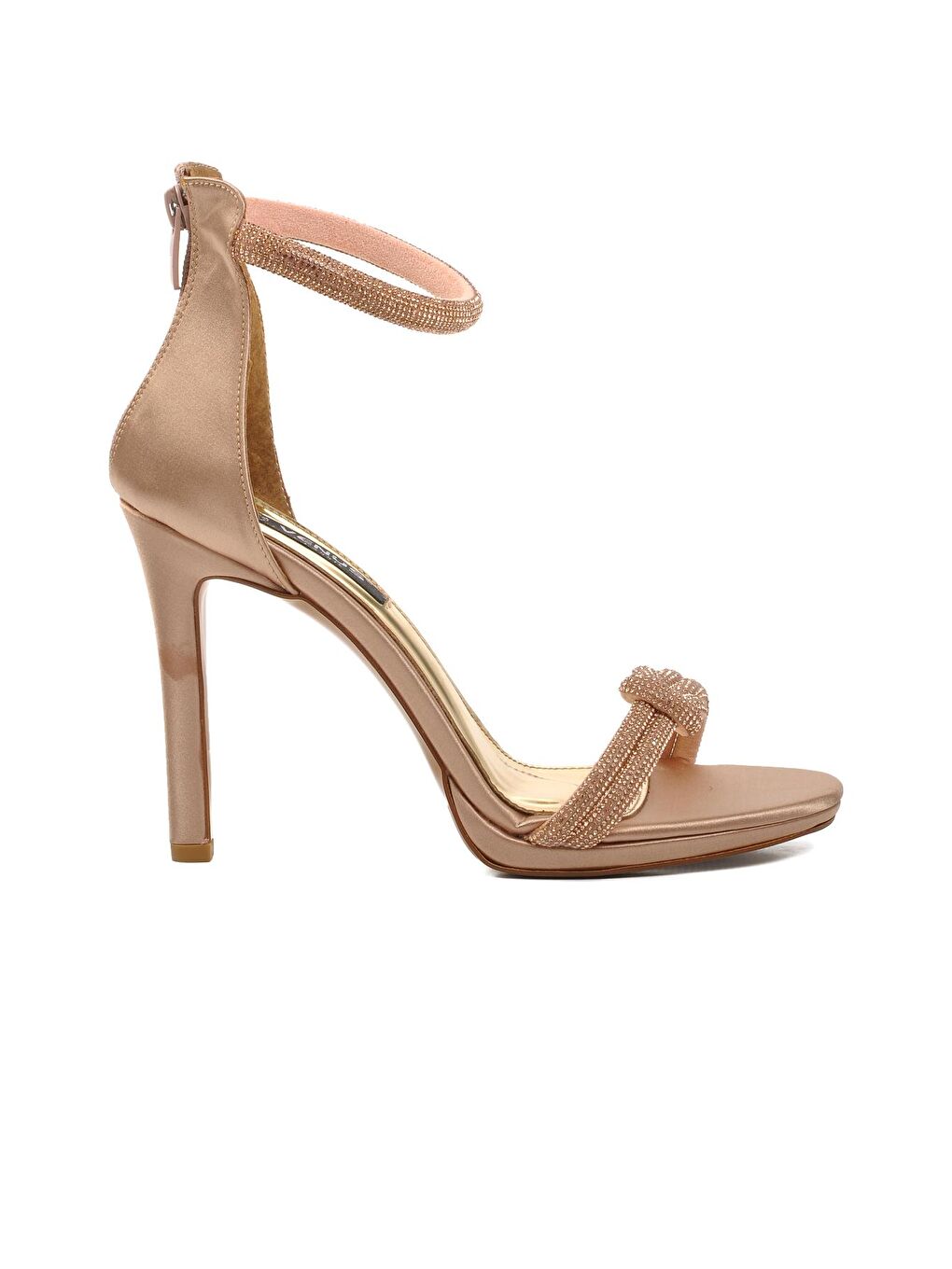 Bej Kadın Abiye Ayakkabı 22241835-1