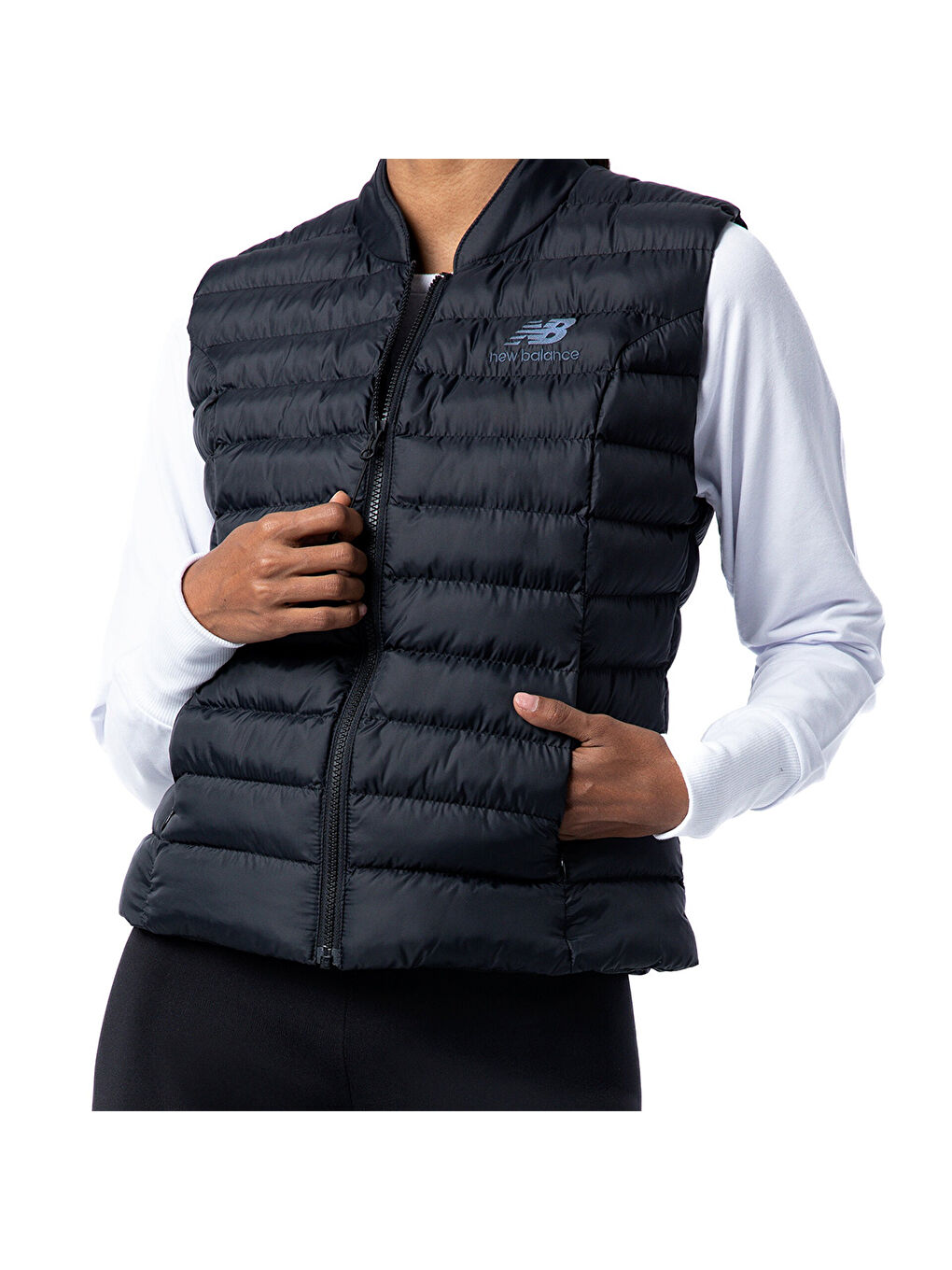 3229 Kadın Siyah Dik Yaka Yelek-3