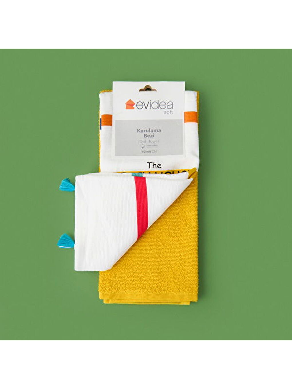 Karışık Soft Beach 2'li Mutfak Havlusu - Renkli - 40x60 cm-2