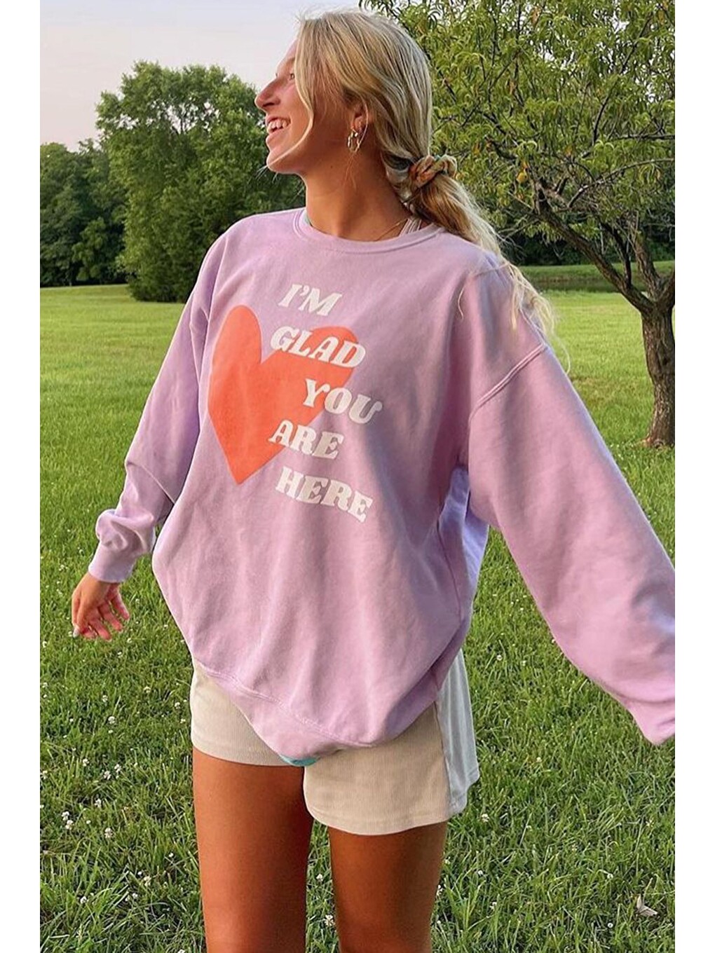 Lila Sweatshirt Mg1224-3