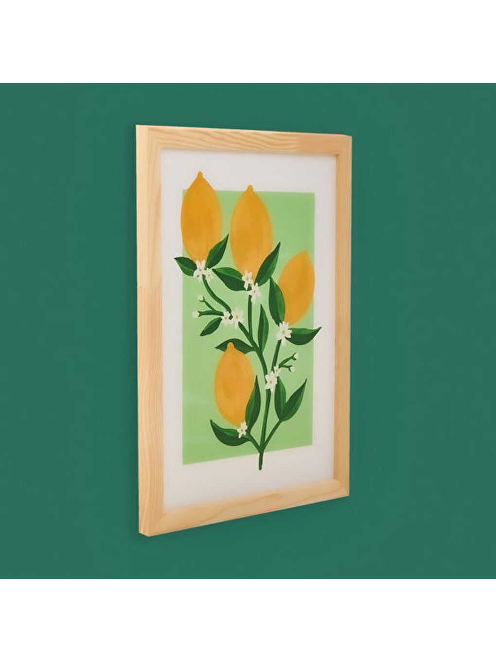 Deco Lime Cello Duvar Panosu - Sarı - 30x40 cm-4