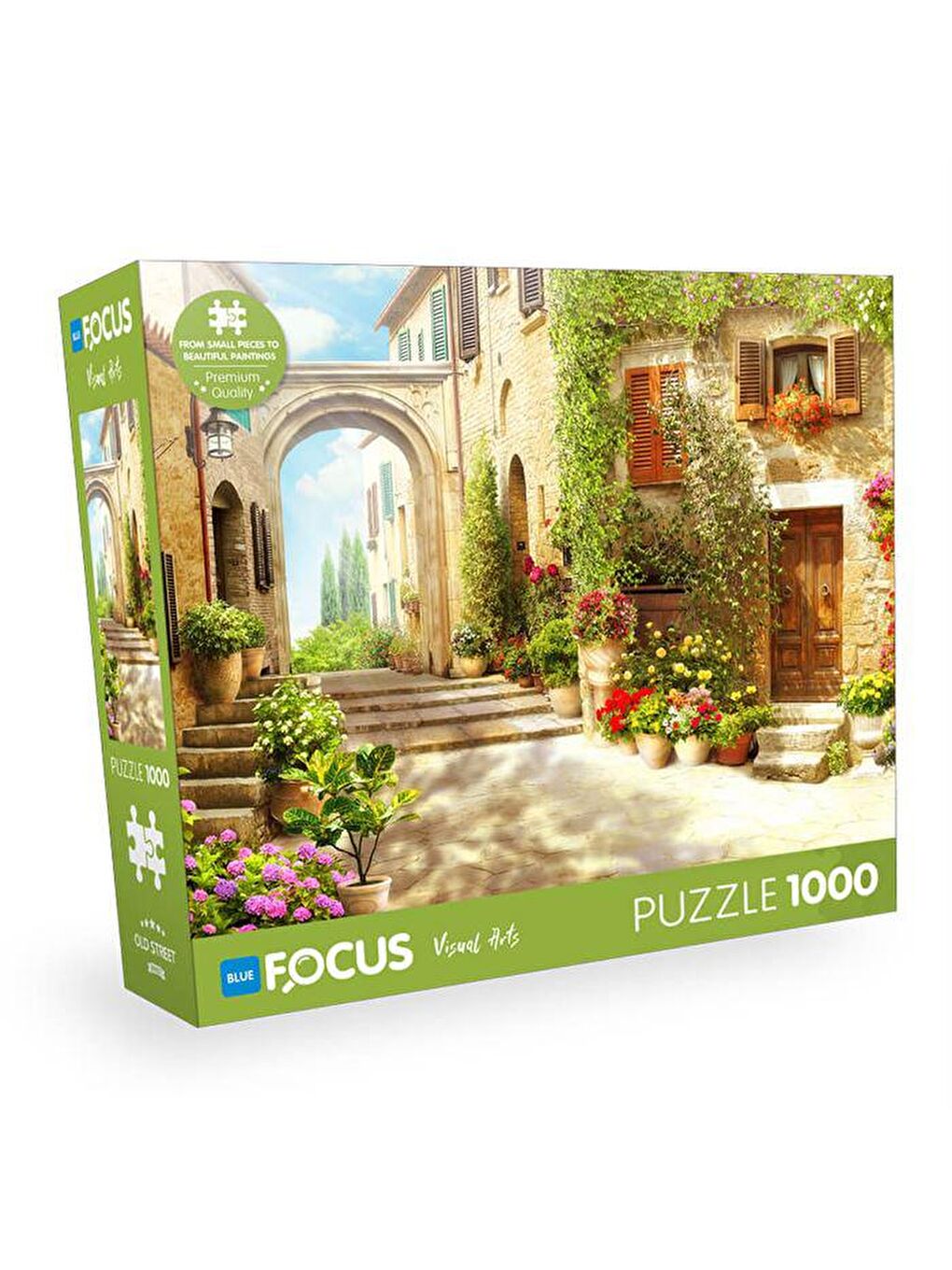 Blue Focus Karışık 1000 Parça Puzzle Old Street (Eski Sokak)