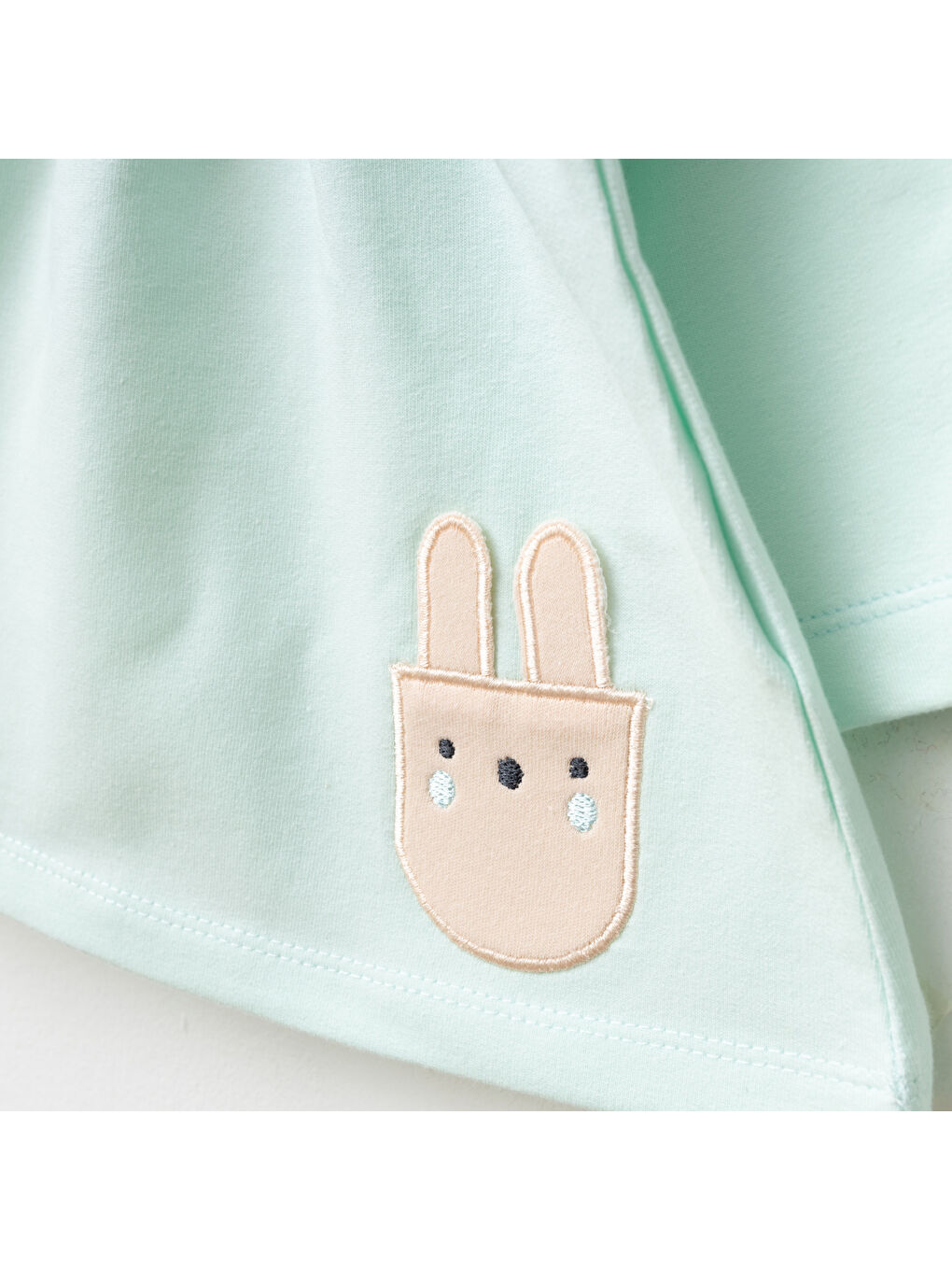 Yeşil Kız Bebek Animal Desenli % 100 Pamuk Sweatshirt Pantolon 2 'li Alt Üst Bebek Takımı 3 Ay-36 Ay-2