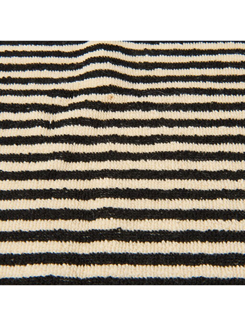 Lila Soft Helga 2'li Havlu Seti - Ekru / Siyah - 30x30 cm-3