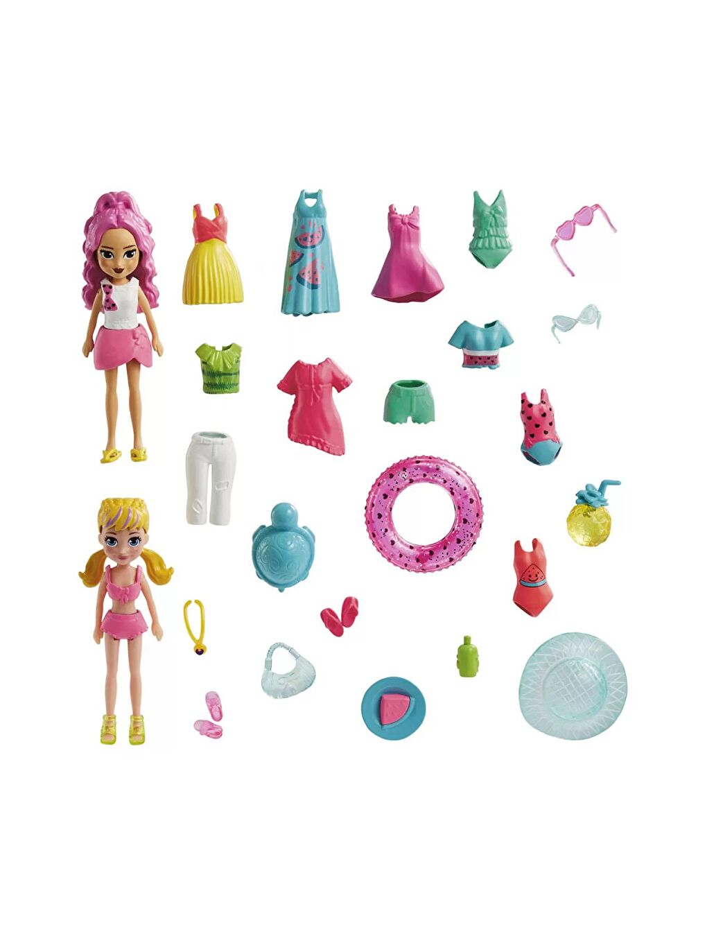 Polly Pocket Arkadaşları Farklı Moda Aksesuarları Oyun Setleri HKV95 - 1