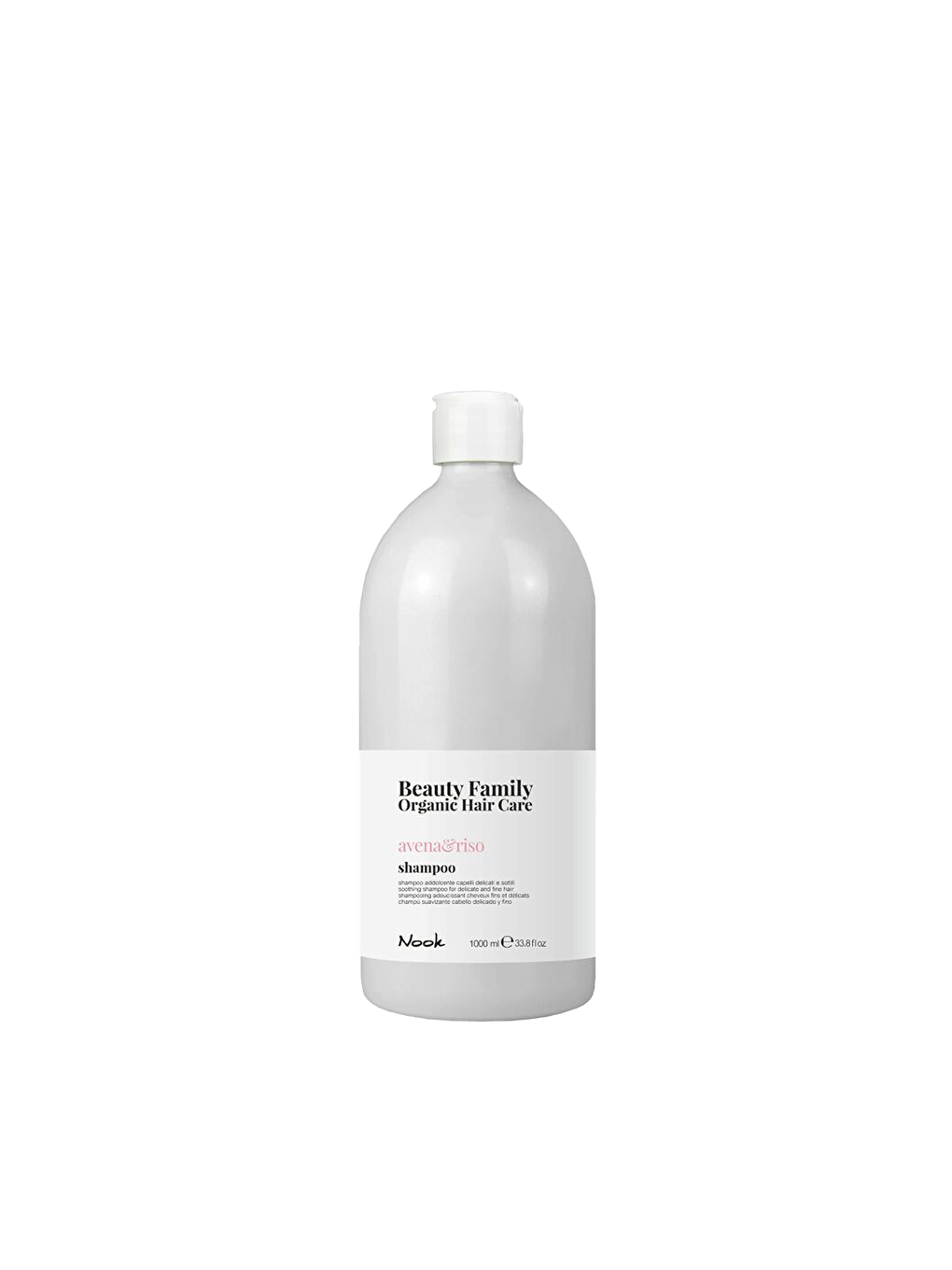 Nook Renksiz İnce Telli Ve Hassas Saçlar İçin Şampuan 1000 Ml (Vegan) Beauty Famıly