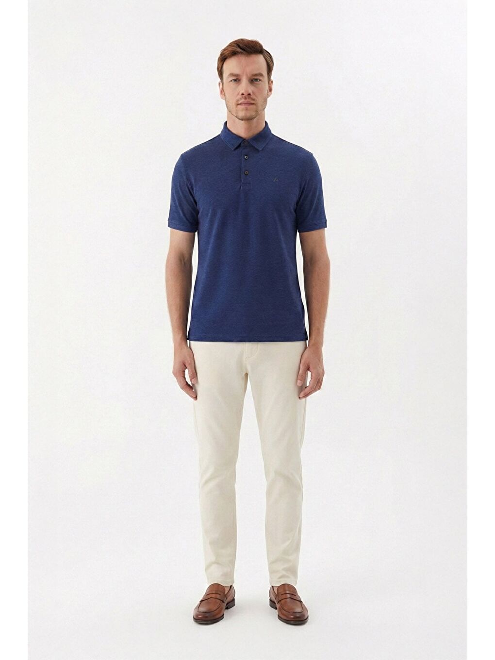 Mavi Erkek İndigo Standart Fit Polo Yaka Tişört – Kısa Kollu-1