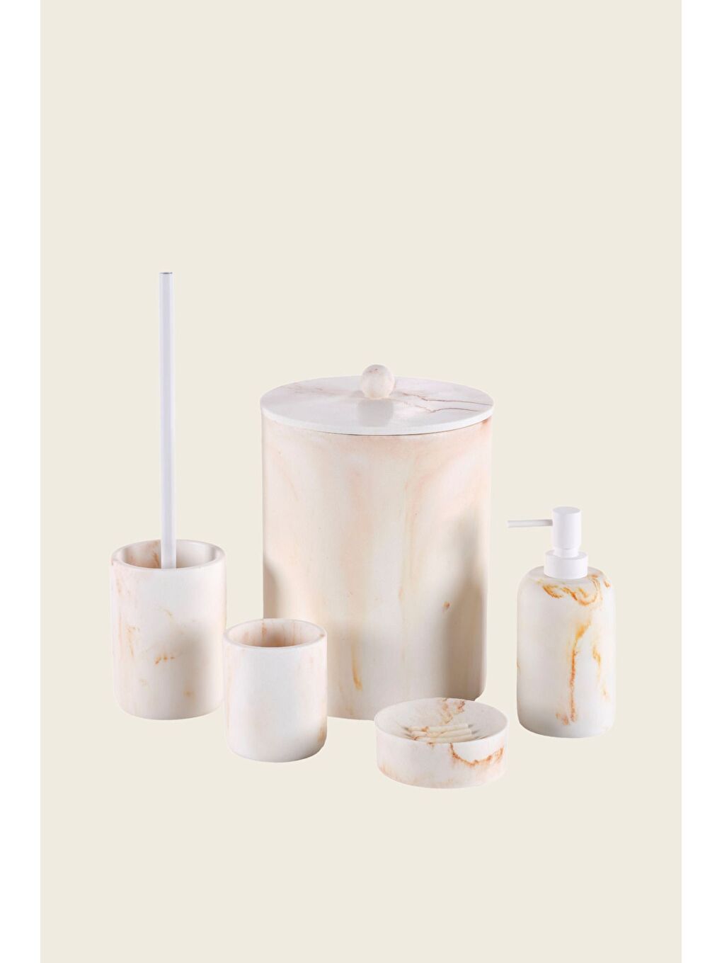 Cloud 5 Parca Banyo Seti Bej-2