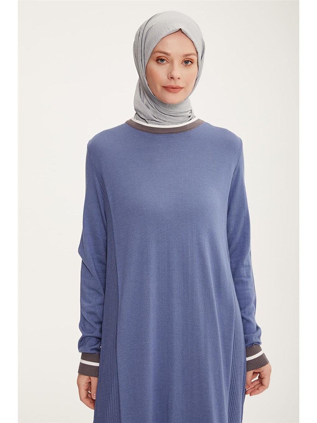 Mavi Elbise 22kd4243-2