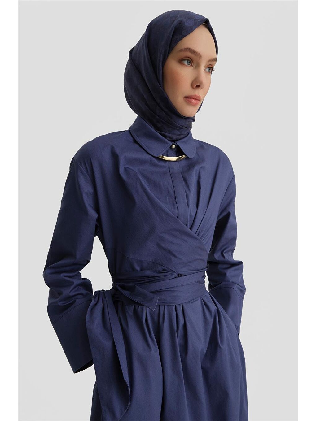 Mavi Anvelop Elbise 25Y9000 Puslu Mor-2