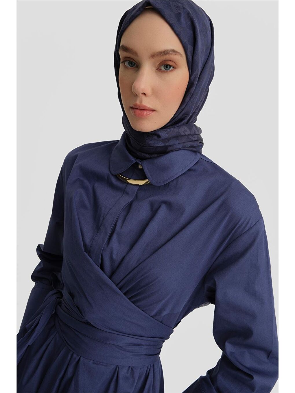 Mavi Anvelop Elbise 25Y9000 Puslu Mor-3