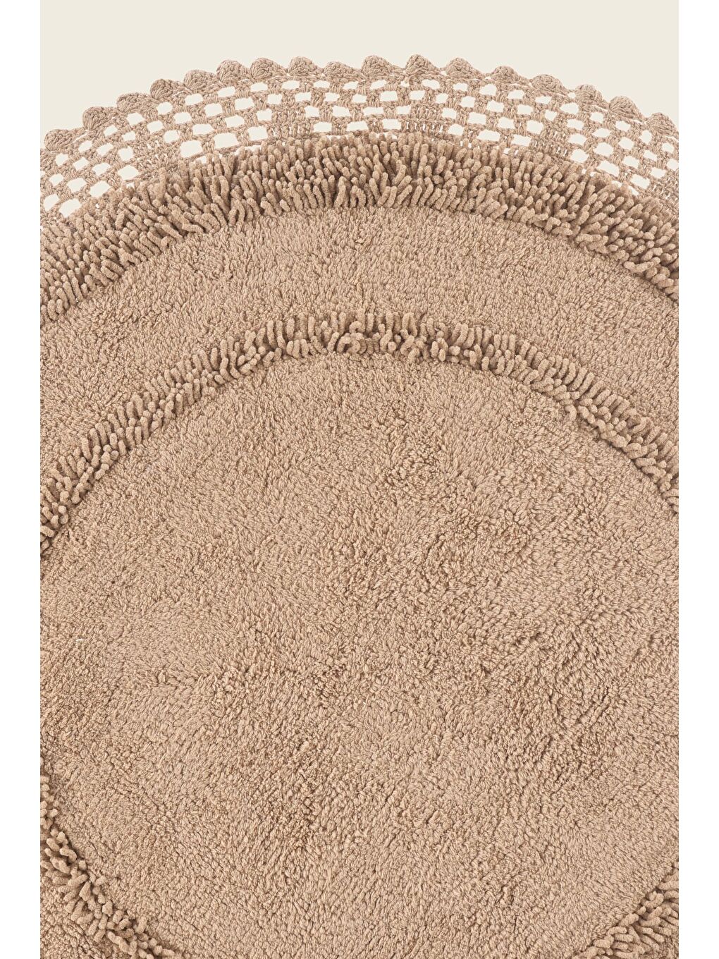 Kahverengi Moon  100 Pamuk Banyo Paspası Mocha120x120-6