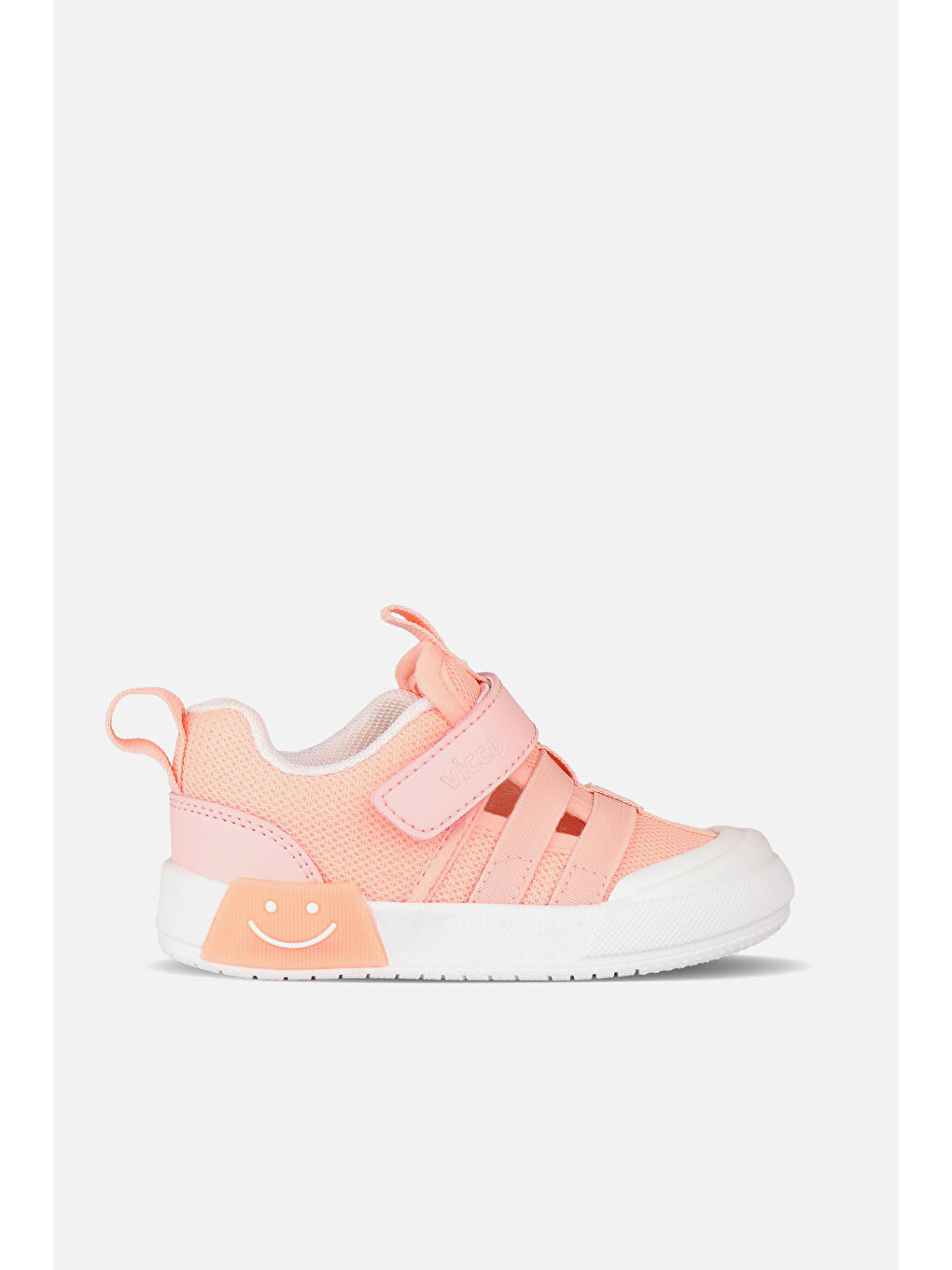 Pembe Momo Işıklı Kız Bebek Pudra Spor Ayakkabı