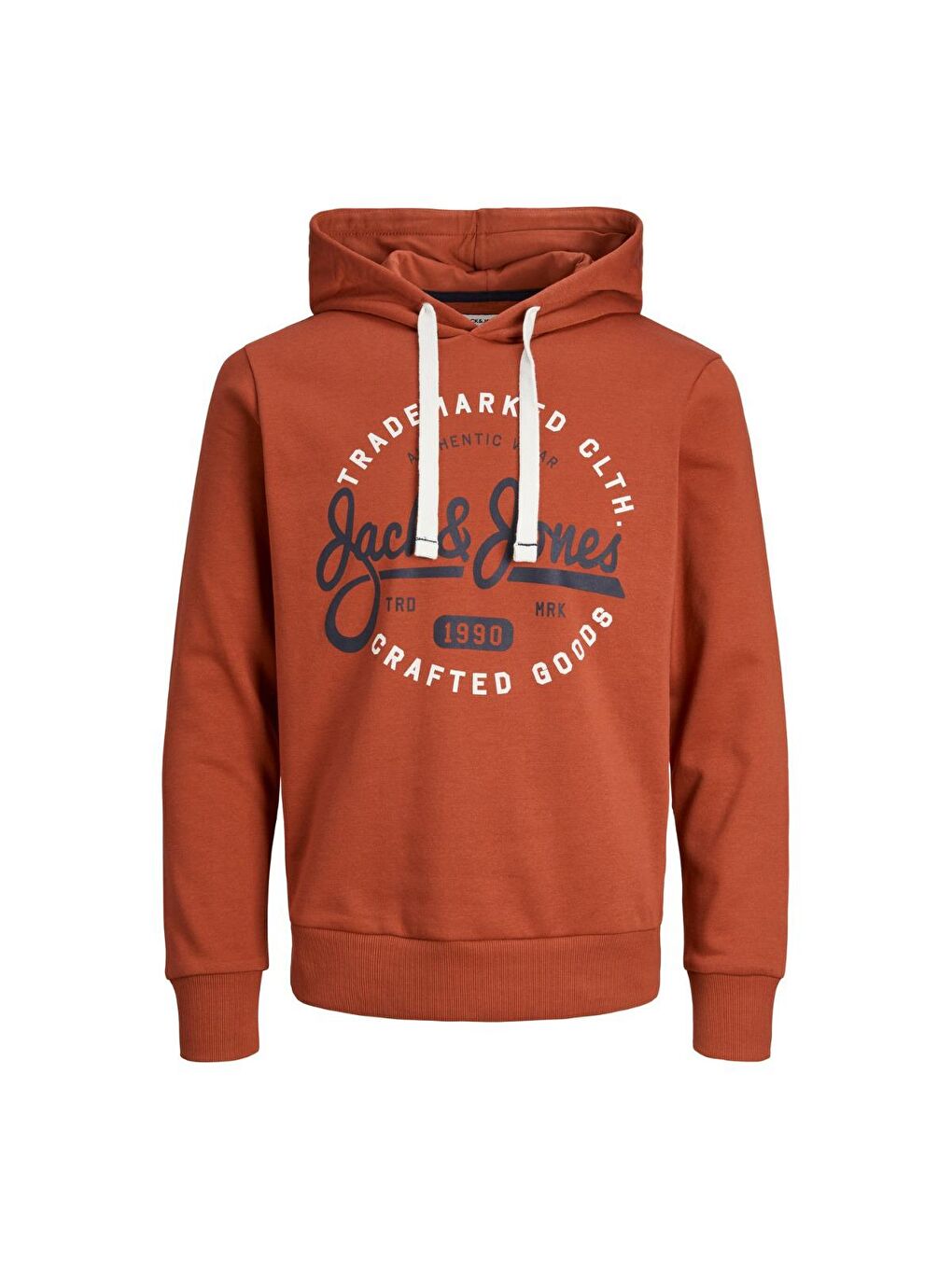 Mikk Erkek Turuncu Kapüşonlu Sweatshirt