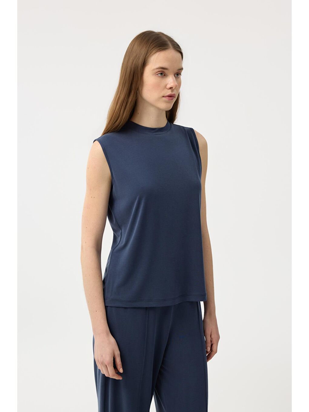 Modal Cupra Sıfır Kol Body Lacivert-1