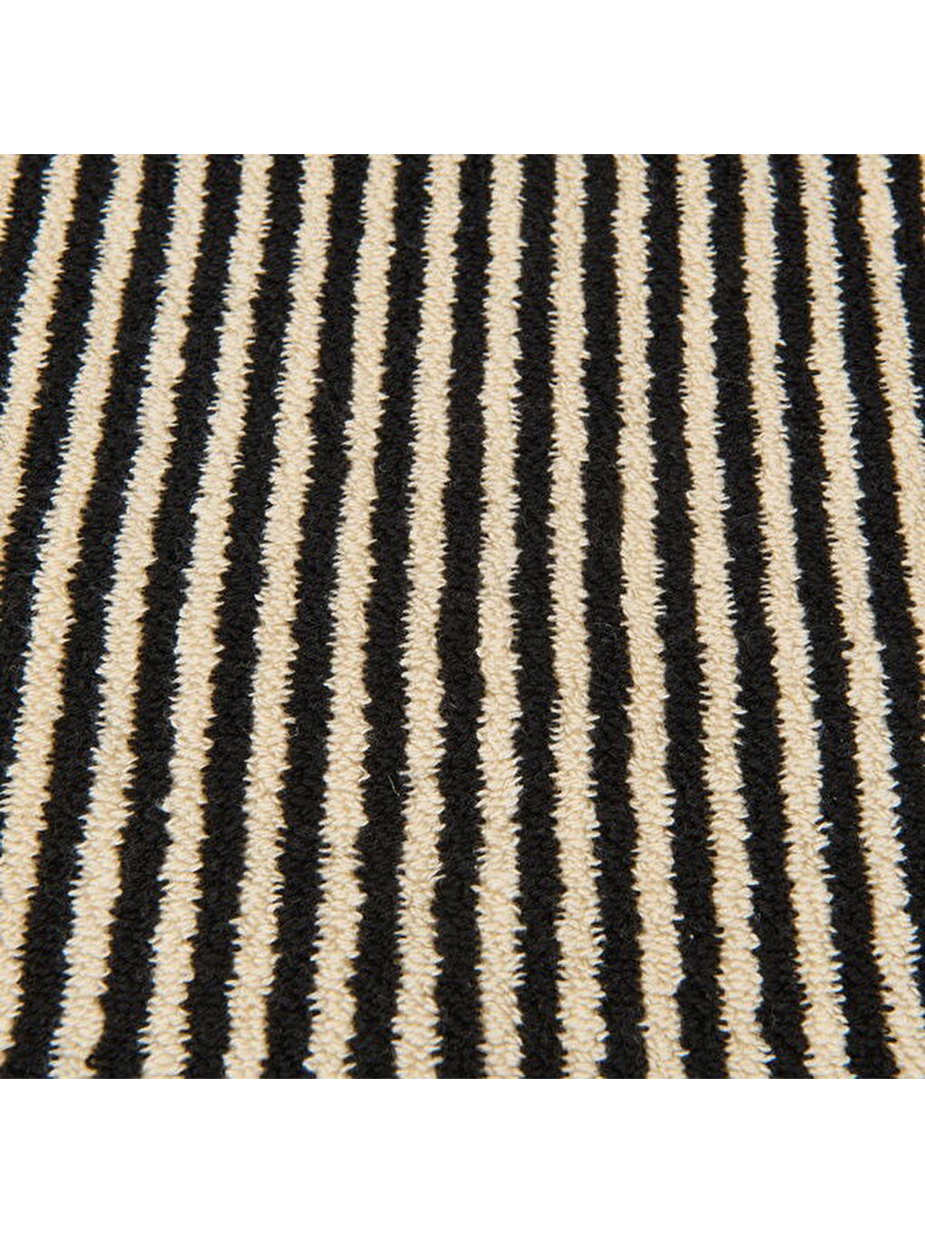 Lila Soft Helga Yüz Havlusu - Ekru / Siyah - 50x90 cm-2