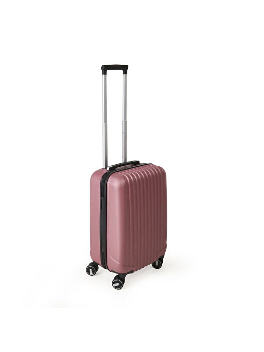 Pembe Travel Line Kabin Boy ABS Valiz - Gülkurusu - 57x37x23 cm-1