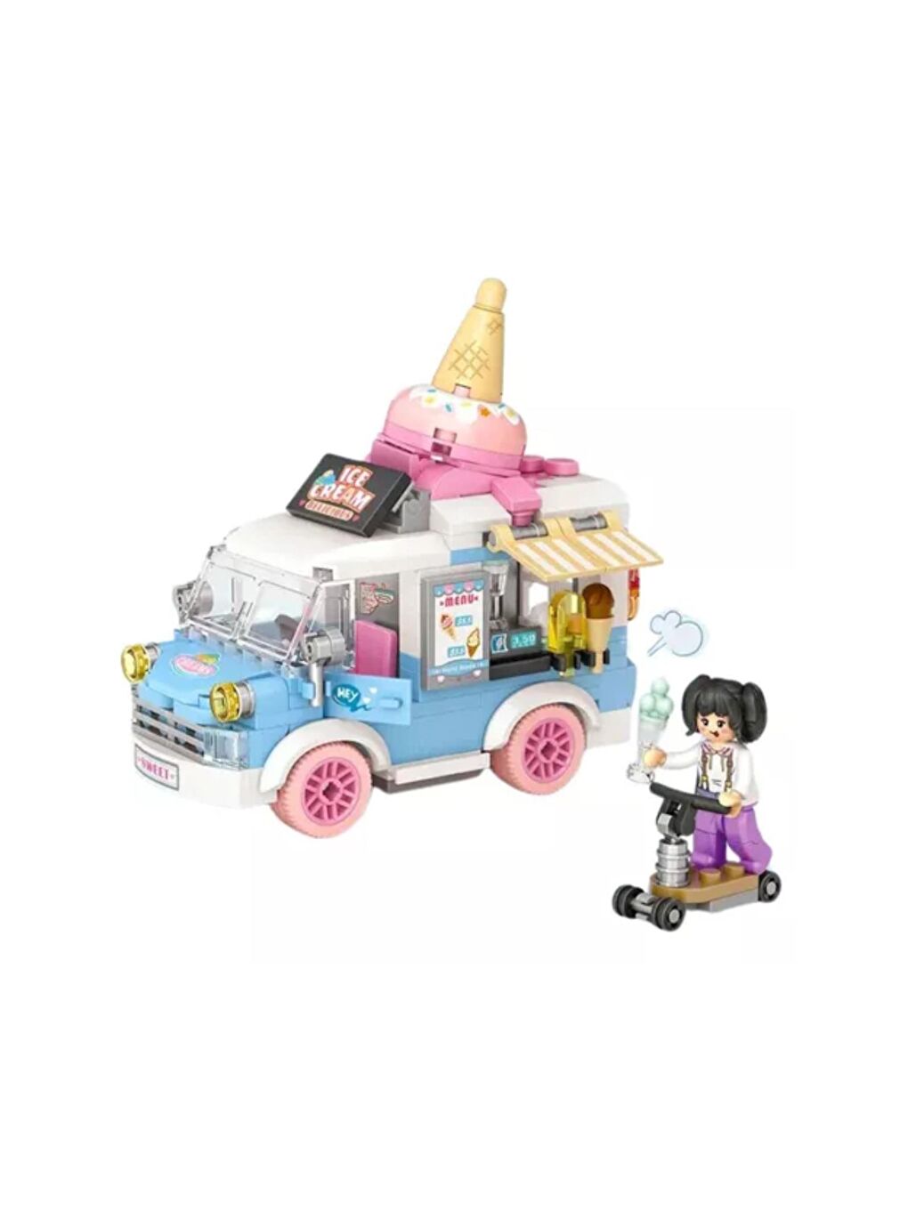 Seher Oyuncak Dondurma Arabası Puzzle 294 Parça - Standart Standart-1