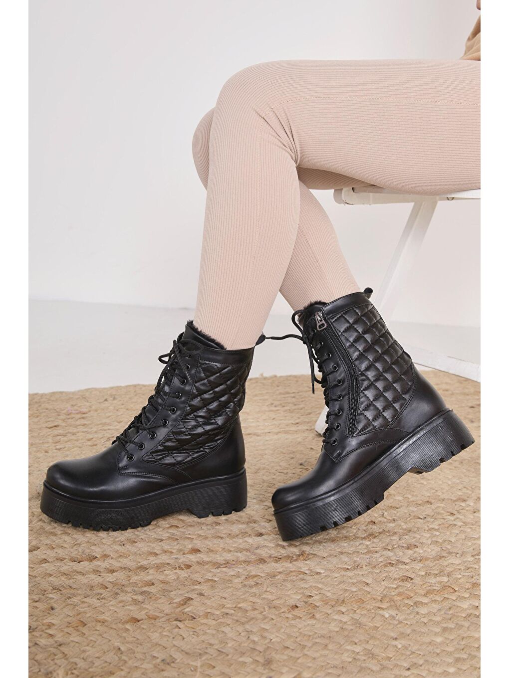 Kadın Siyah Bot - 23060-1