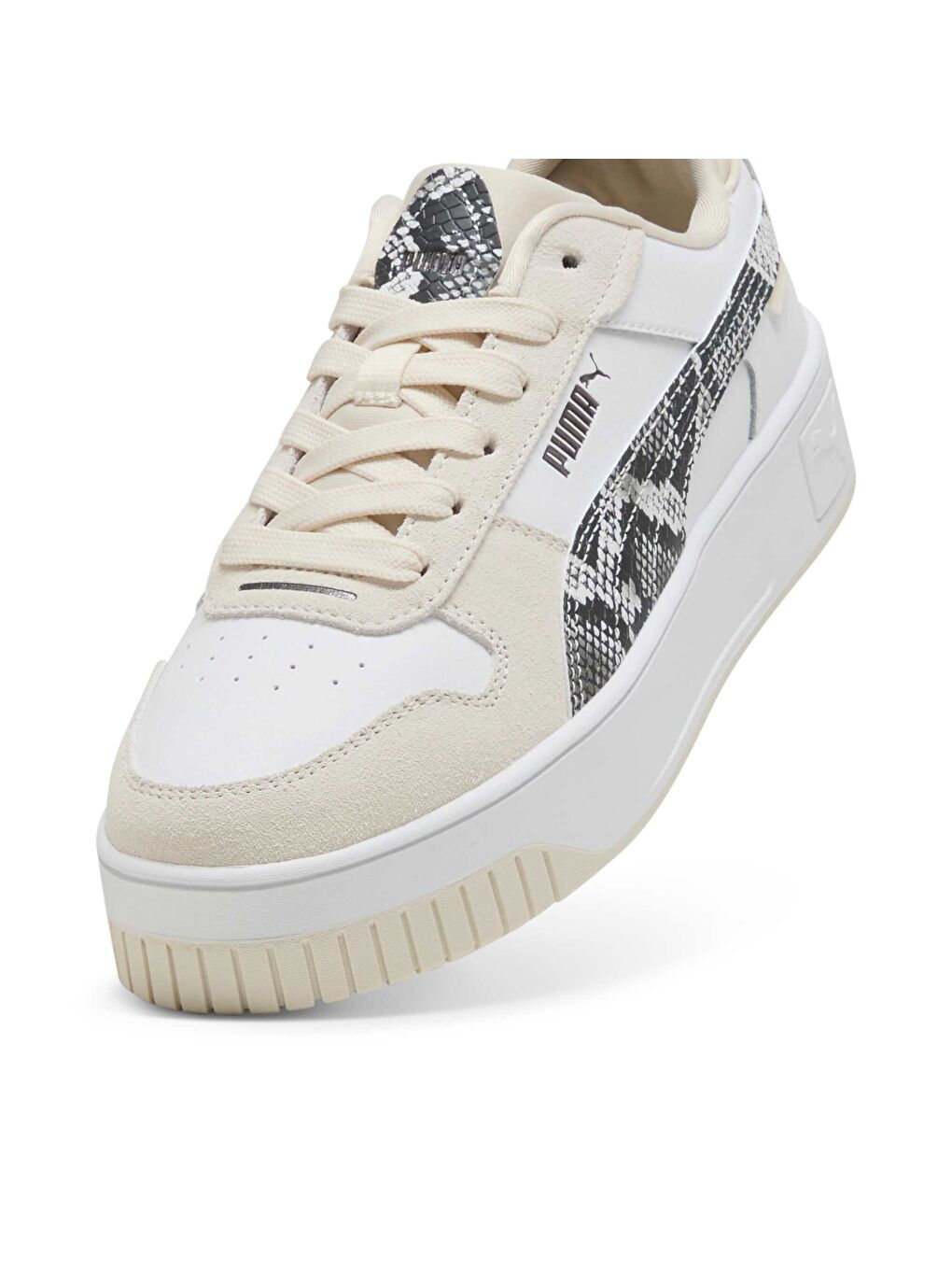 Beyaz CARINA Street Snake CHIC Kadın Ayakkabı-4