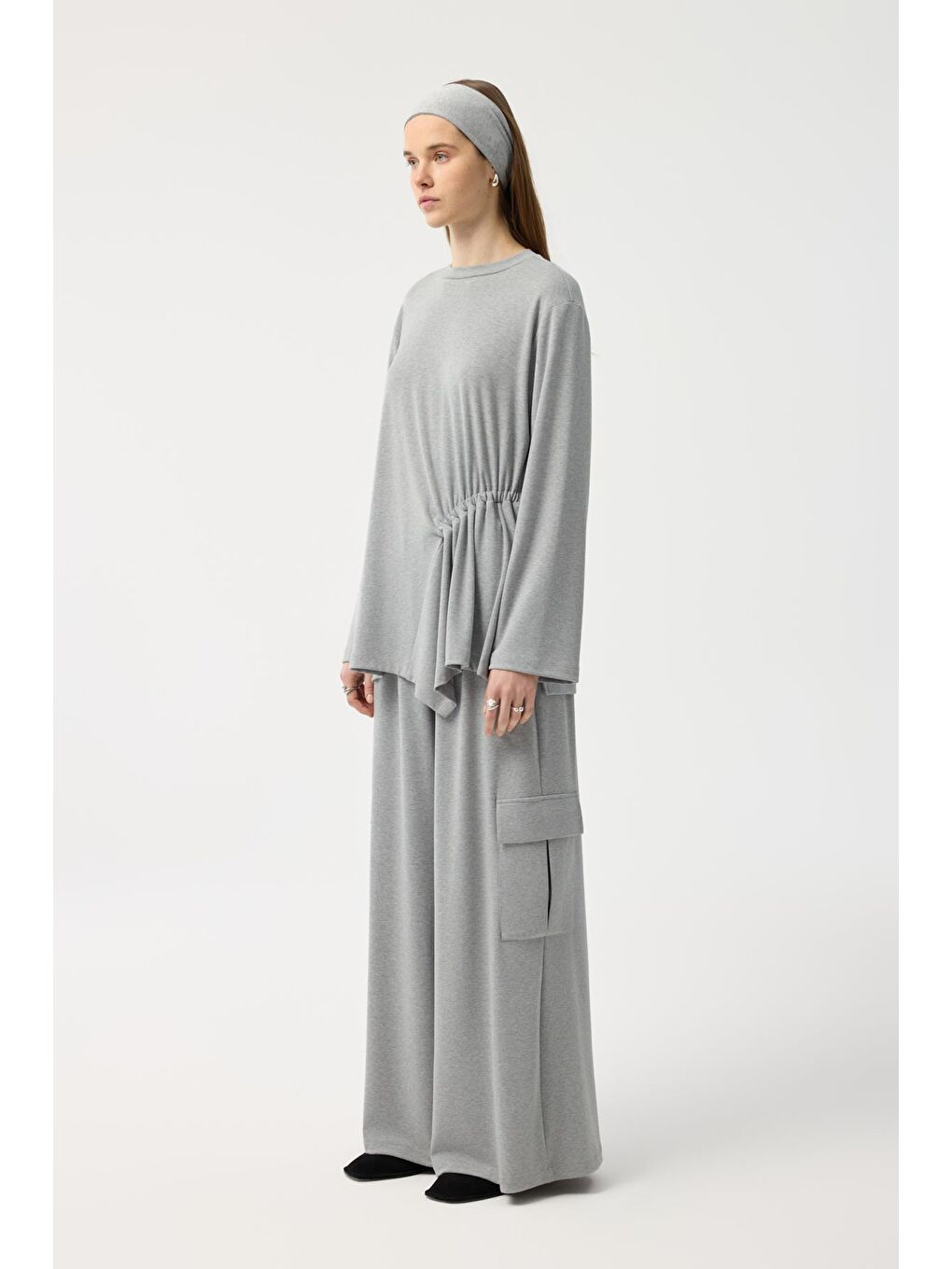 Modal Cupra Kargo Cepli Takım Gri Melanj-3