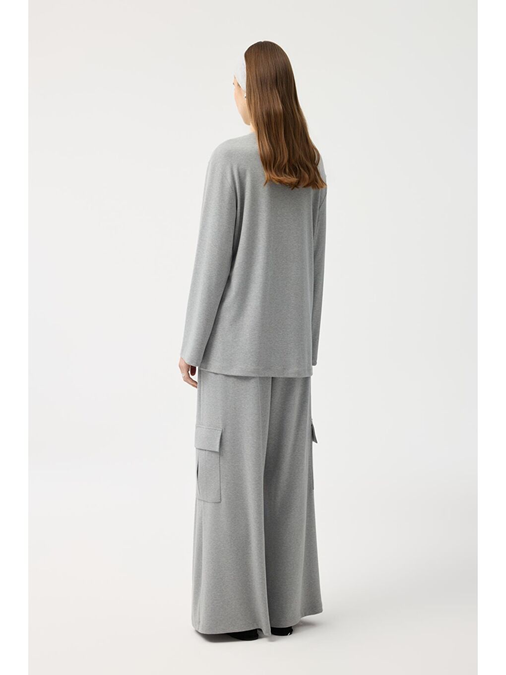 Modal Cupra Kargo Cepli Takım Gri Melanj-5