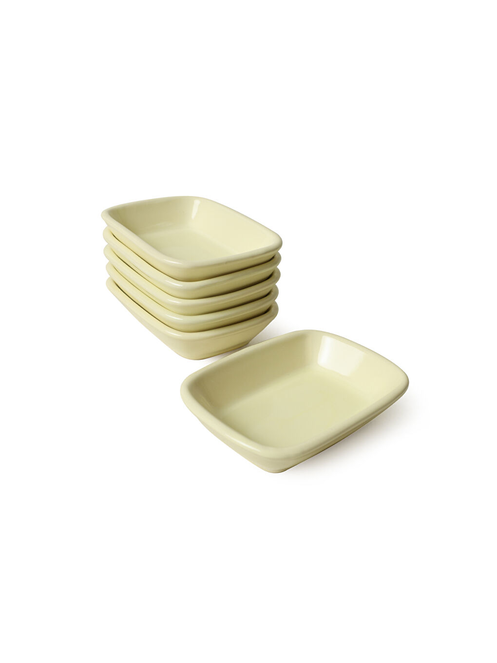 Sarı Dikdörtgen Çerezlik 11 Cm 6 Adet-6