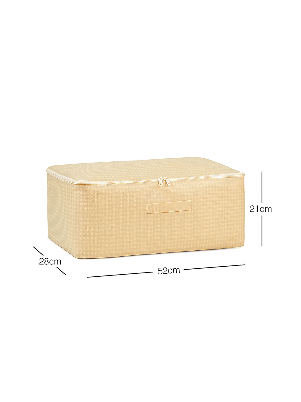 4'lü Orta Boy Bej Pötikare Hurç Set 52 x 28 x 21 cm-4